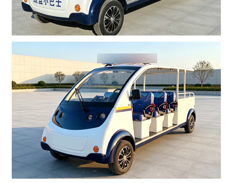 5-8 seat four-wheel security patrol vehicle for scenic areas, campuses, airports, security patrol, ten-year-old large manufacturer, export security patrol
