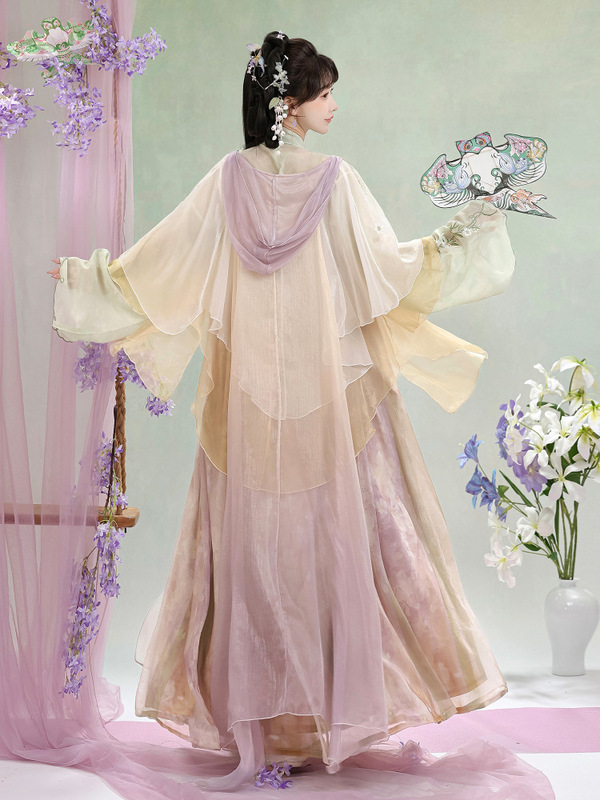[春風遅い野] オリジナル漢服女性唐刺繍胸丈スカートマント妖精日常国民風春夏スタイル|undefined