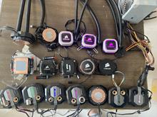 海盗船一体水冷头泵紫超微水道CPU显卡1U服务器散热器配件改装