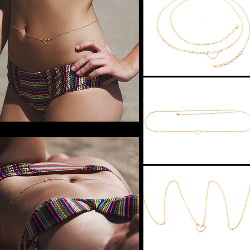 Сексуальный аксессуар, летняя пляжная купальник-деталь в форме сердца, европейский стиль