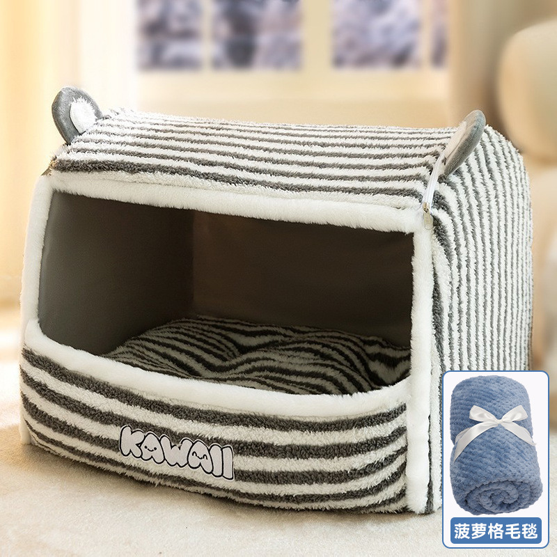 Orejas de oso pardo de Milo + mantas