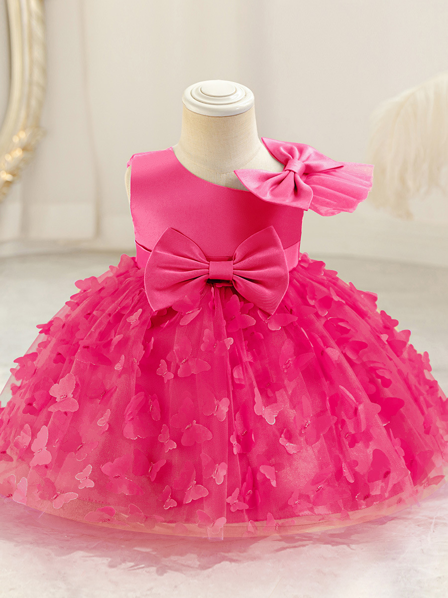 Nuevo bebé transfronterizo, vestido de princesa infantil, vestido de aniversario, vestido de niña, vestido de espectáculo