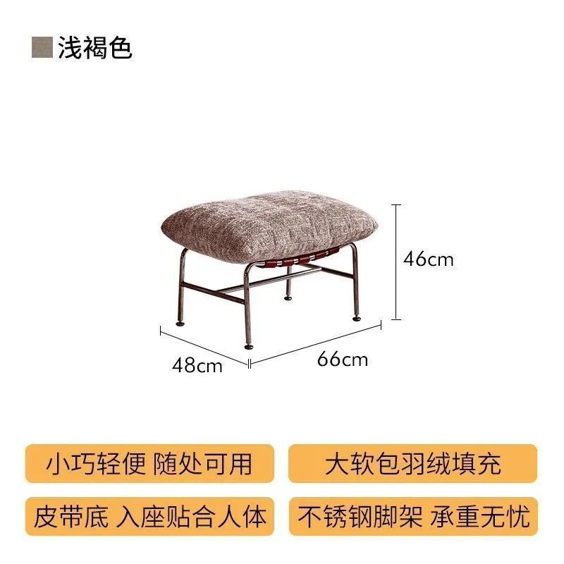菲卡摇椅客厅现代轻奢可拆洗软包沙发设计师躺椅单人摇摇椅|undefined