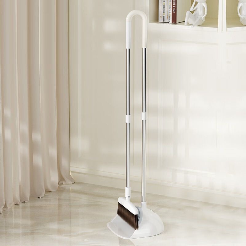 Household Broom and Dustpan Set, Hair-Free Sweeping Tool, U-Shaped Magnetic Broom, Foldable Broom Household Broom and Dustpan Set, Hair-Free Sweeping Tool, U-Shaped Magnetic Broom, Foldable Broom