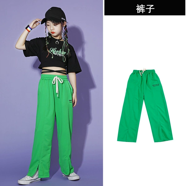 Green trousers