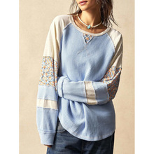 Z 46146 Printed ribbed women's T-shirt ӡ������Ů T ��