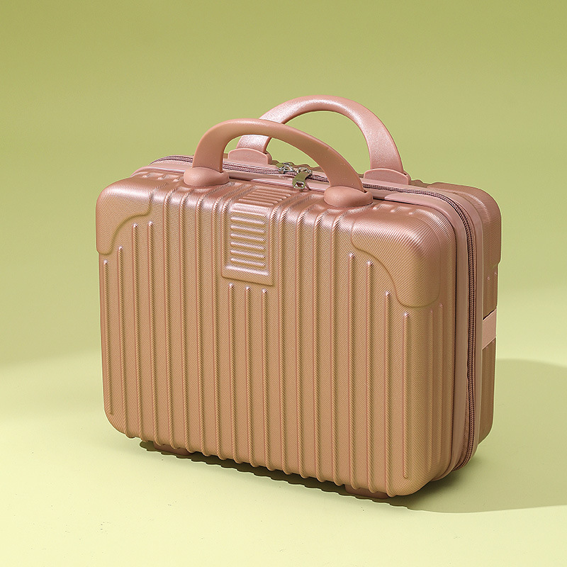 สีโรสโกลด์ / เคสเครื่องสำอางอเนกประสงค์14นิ้ว