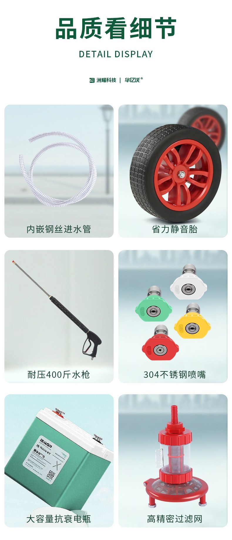 Huayiwo Diesel High-Pressure Car Washing Machine High-Power Gasoline Cleaning Machine Commercial Industrial-Grade Mobile Water Gun Pump Dredging