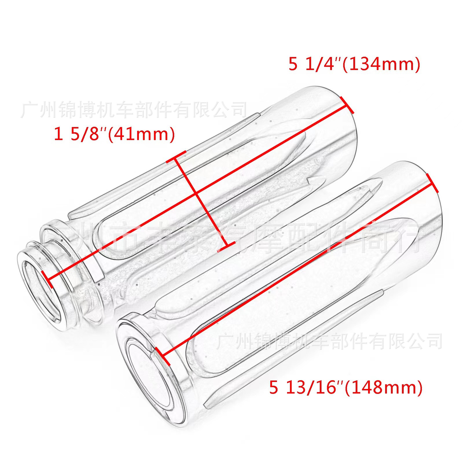 Motorcycle handlebar grips, retro Harley handlebar grips, large displacement cruiser bike 25mm handlebar grips, direct supply from cross-border factory