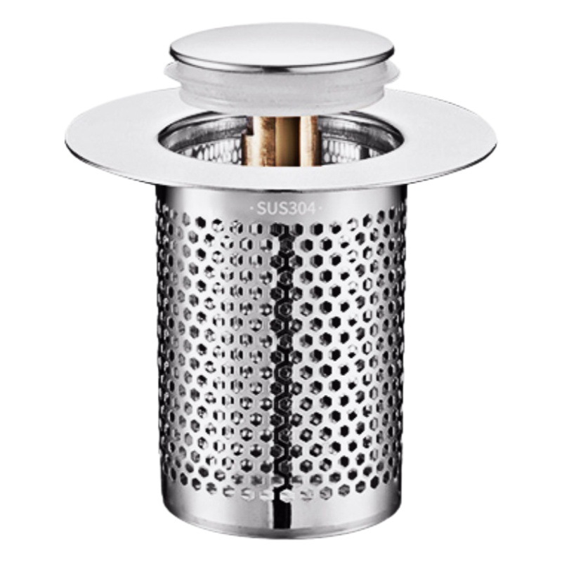 Lavabo con colador lavabo fugas tapón rebote núcleo escurridor accesorios Tipo de prensa tipo anti-olor