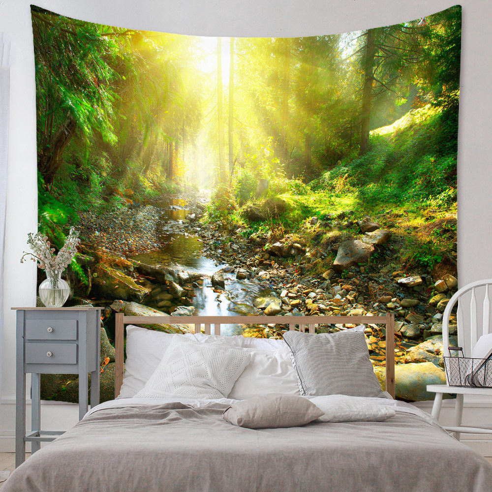 Fashion Landscape Wall Decoration Cloth Tapestry Wholesale Nihaojewelry display picture 87