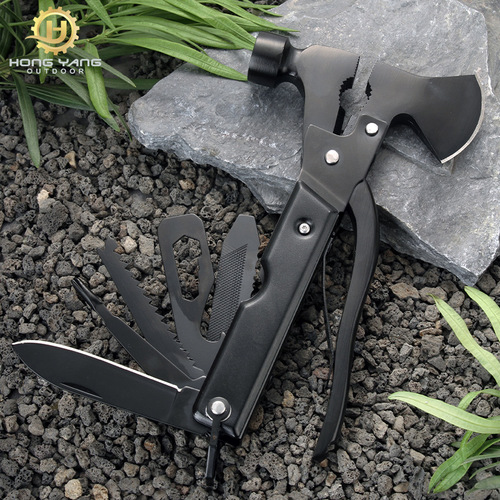 Camping multi-purpose ax hammer wild survival camping life-saving ax hammer tactical outdoor multi-purpose ax wholesale