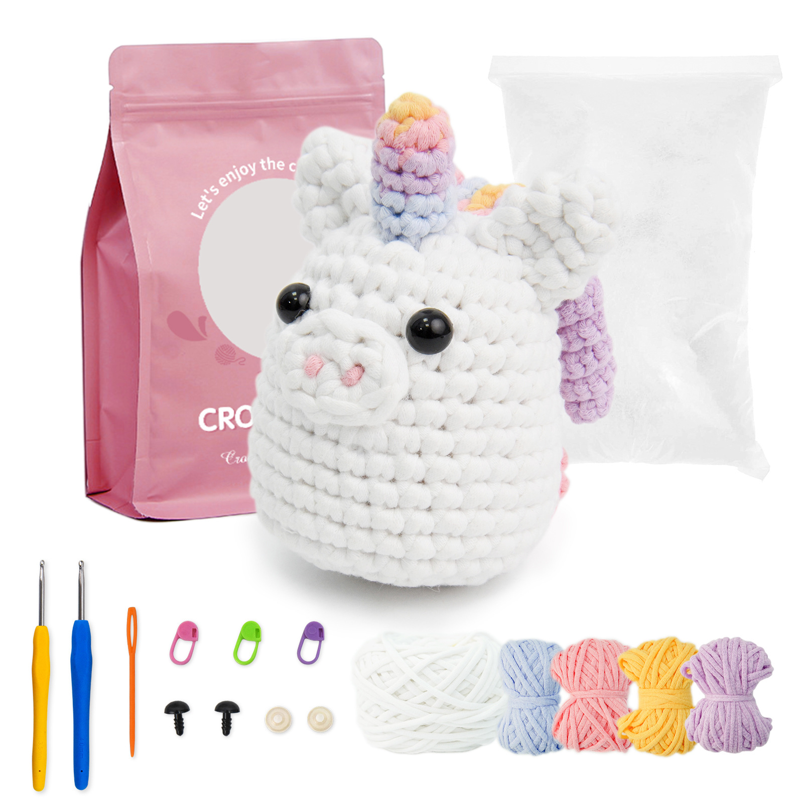 10cm 큰 유니콘 소재 패키지