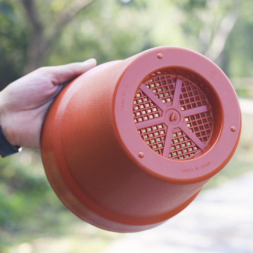 Plastic Flower Pot, Ceramic-like Large, Simple Indoor Pothos Round, Thickened Resin Flower Pot, Manufacturer Wholesale