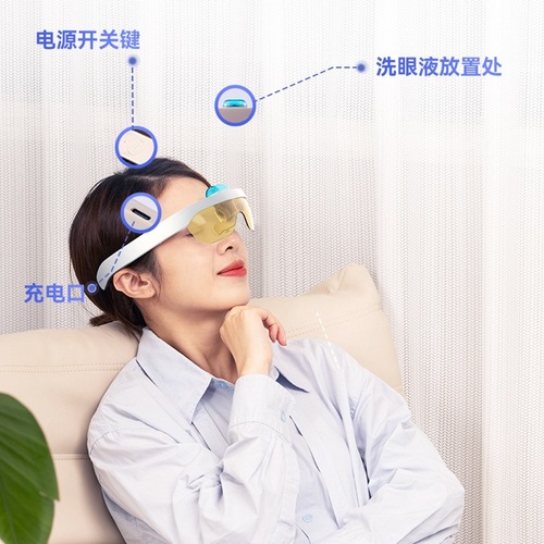 Wholesale spray eye care device, hydrating steam glasses for relieving dryness, household eye care, nano atomization goggles