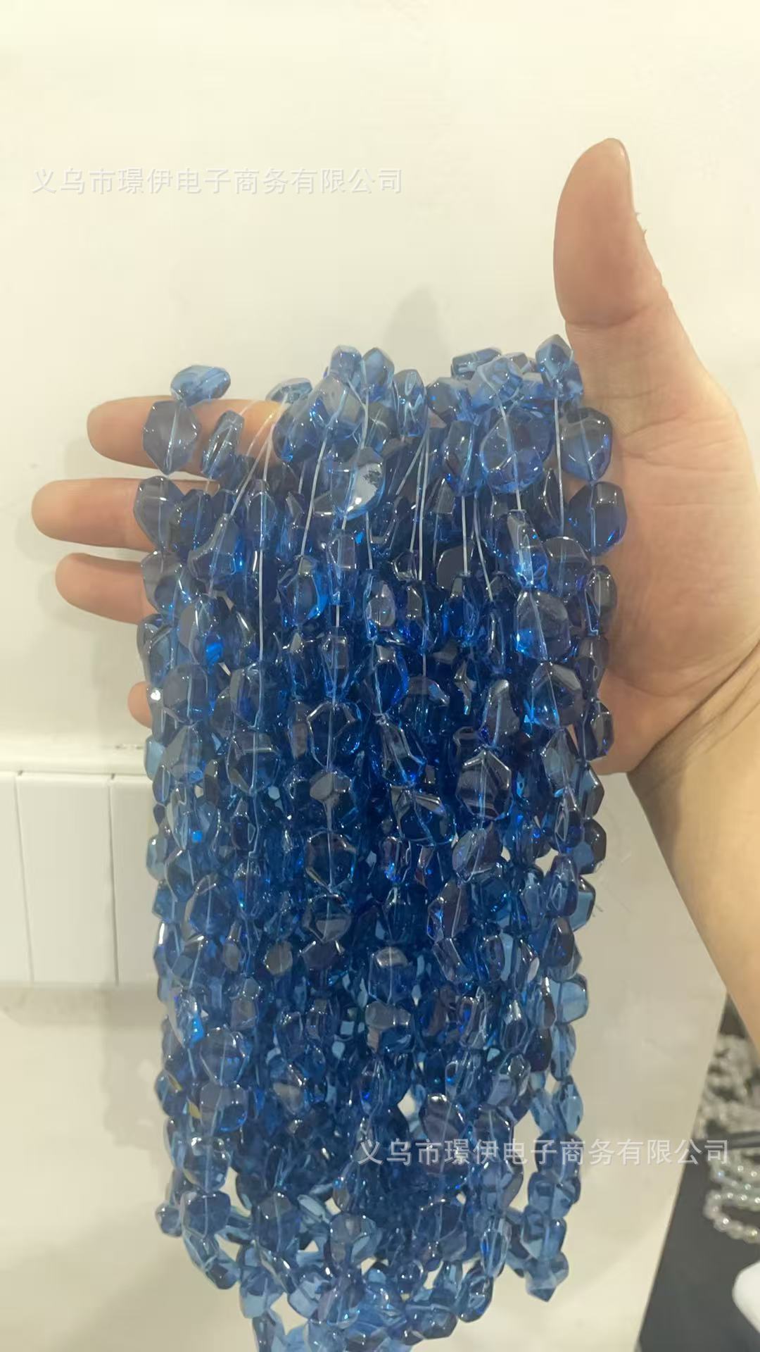 Jelly 12X16mm imitación polvo natural amatista cristal irregular cuentas sueltas bricolaje hecho a mano collar de cuentas material