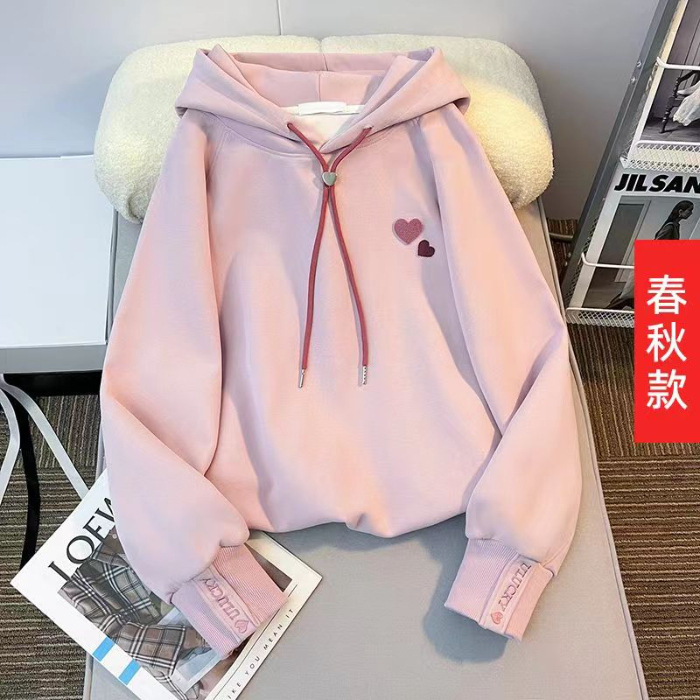 女童时尚卫衣春秋2025新款中大儿童韩版洋气连帽女孩休闲上衣童装|undefined