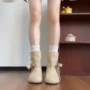 圆头增高新款秋冬女鞋