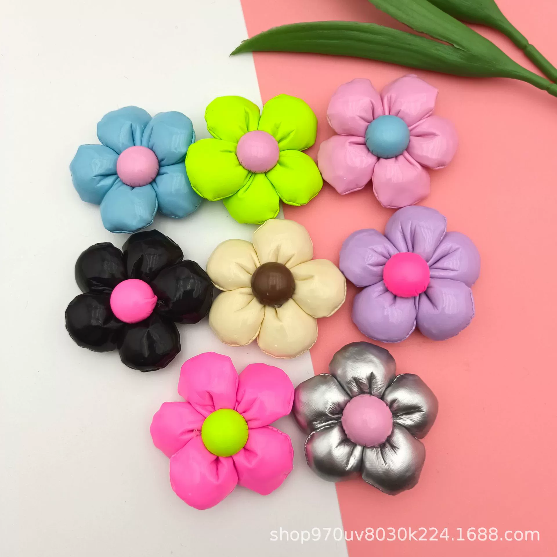 Новый DIY Обувь Сумка Материал брелок Аксессуары Пятилепестковый цветок допамин стерео хлопчатобумажный кожаный цветочный аксессуар