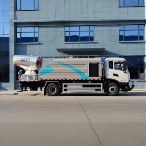 Bələdiyyə təmiz elektrik duman topu toz basdırıcı, çoxfunksiyalı sanitar maşın