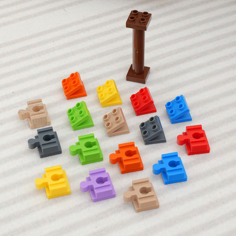 Children's Track Accessories, Large Particle Building Blocks, Bridge Pier Connectors, Multi-Layer Stacking Construction, Compatible with Thomas the Tank Engine Children's Track Accessories, Large Particle Building Blocks, Bridge Pier Connectors, Multi-Layer Stacking Construction, Compatible with Thomas the Tank Engine