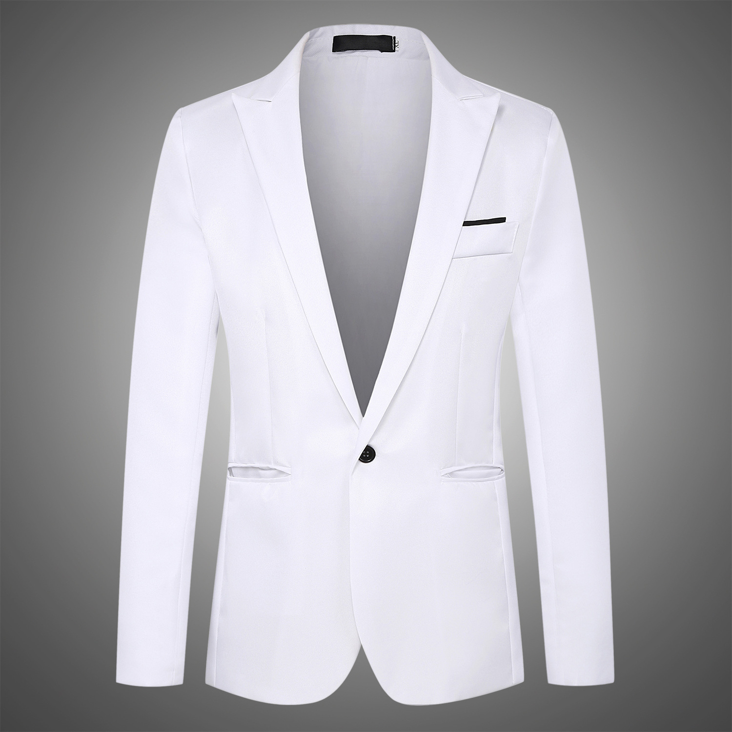 2024 primavera y otoño nueva moda para hombres, un botón, chaqueta de traje pequeño casual, chaqueta, traje coreano, cabello de una pieza