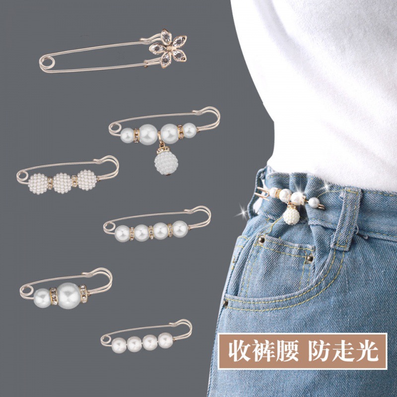 Trousers waist Waist Artifact Pin Accessories fixed clothes Waistline Emptied Brooch trousers Pintle