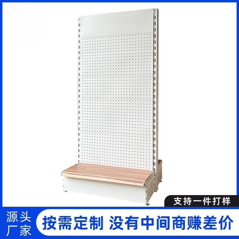 源头工厂大型超市便利店单双面货架可拆卸立柱展示架