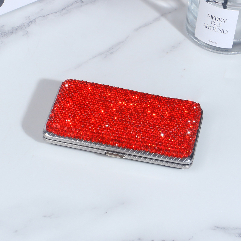 직사각형 담배 상자-클레이-레드 다이아몬드