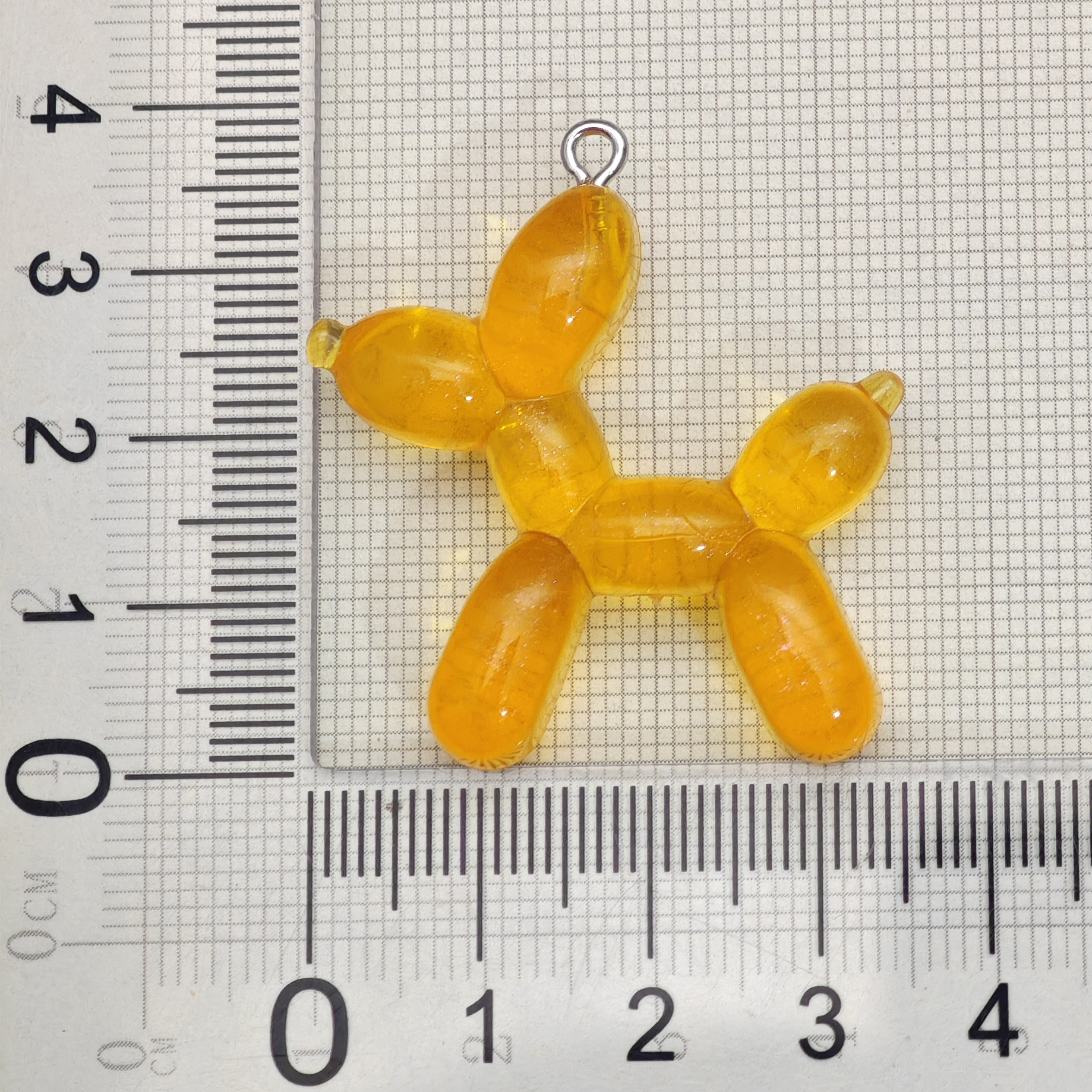 주황색 풍선 개