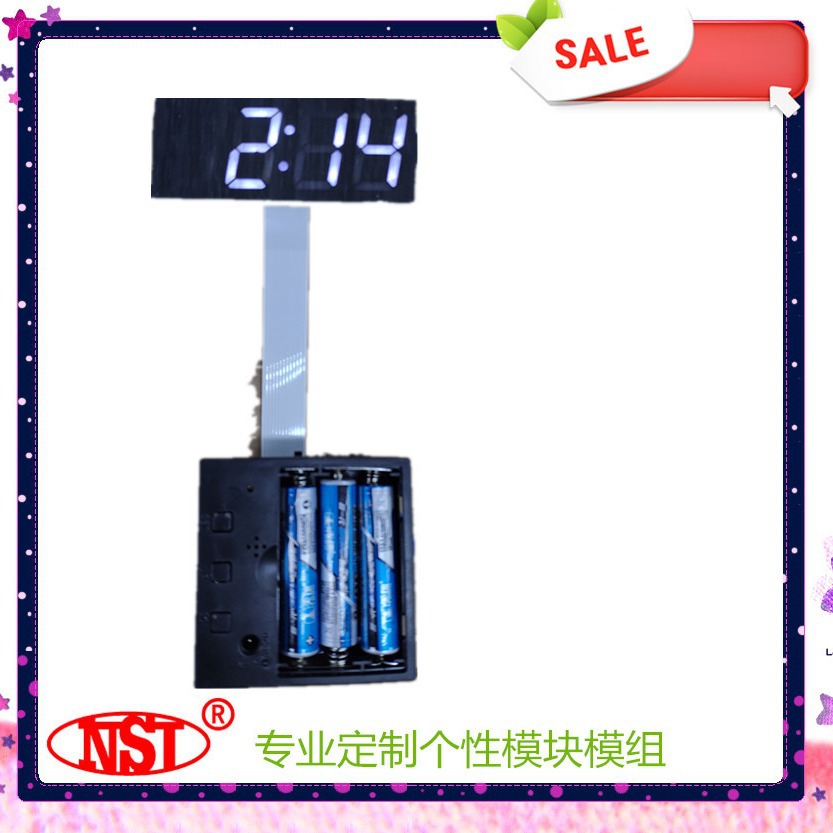厂家直销led液晶屏模块 电子钟温度仪显示屏控制板