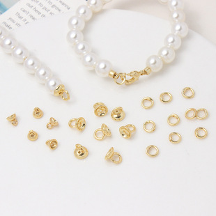 ��ɫ18K��~������ñ�A�βؾ�Ȧ��β�B�ӿ�diy��������朲���