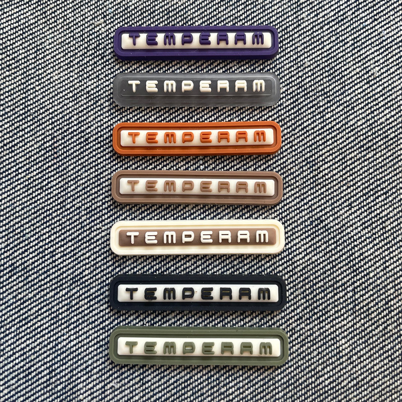 PVC Drop Plastic Trademark Shoes and Hats Trendy Brand Label Printing Jewelry Patch Silicone Sticker Clothing Accessories Clothing Accessories 2024 PVC Drop Plastic Trademark Shoes and Hats Trendy Brand Label Printing Jewelry Patch Silicone Sticker Clothing Accessories Clothing Accessories 2024