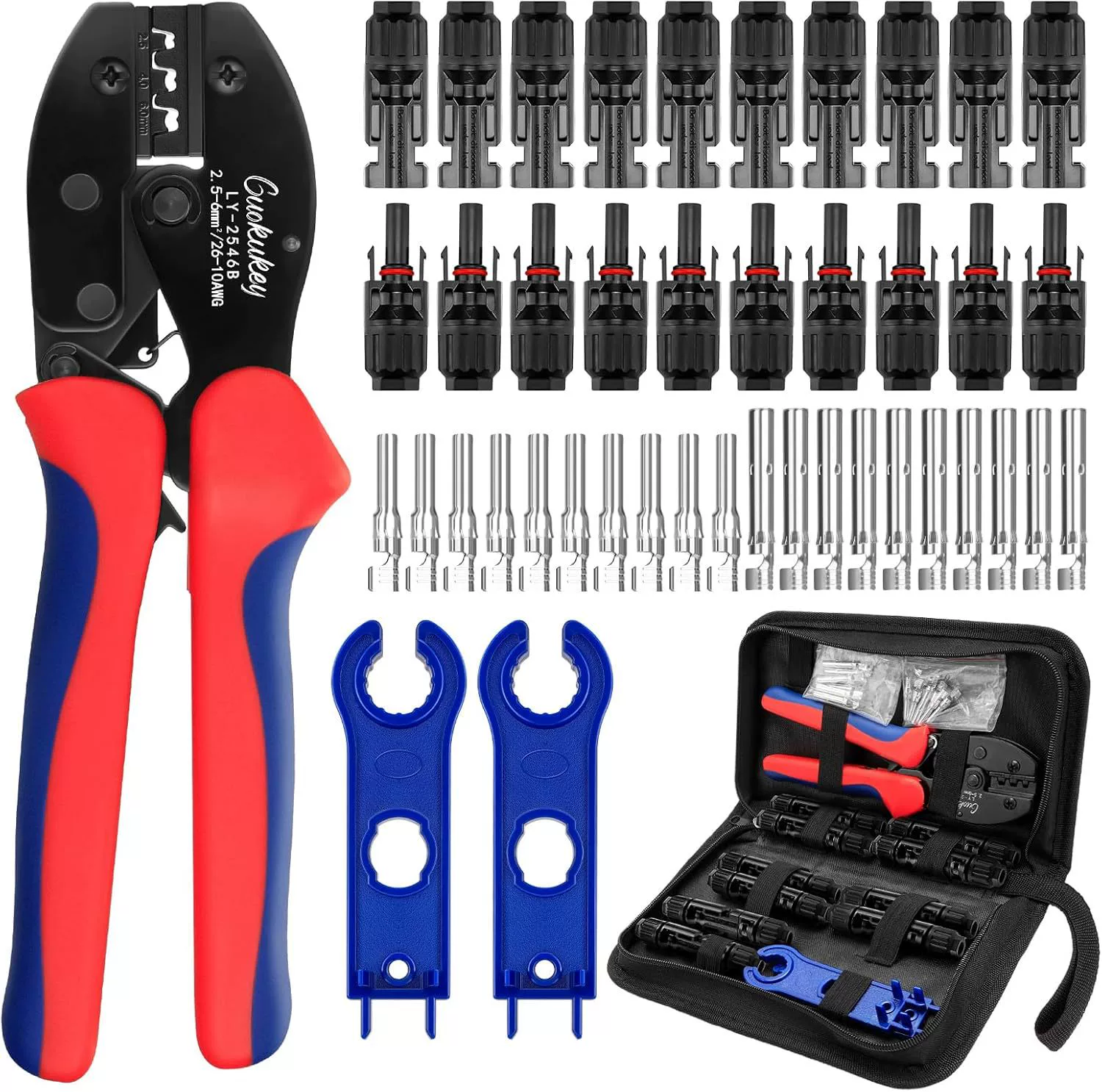 Набор инструментов Solar Crimpzange для фотоэлектрического кабеля 2,5/4/6 мм², 10