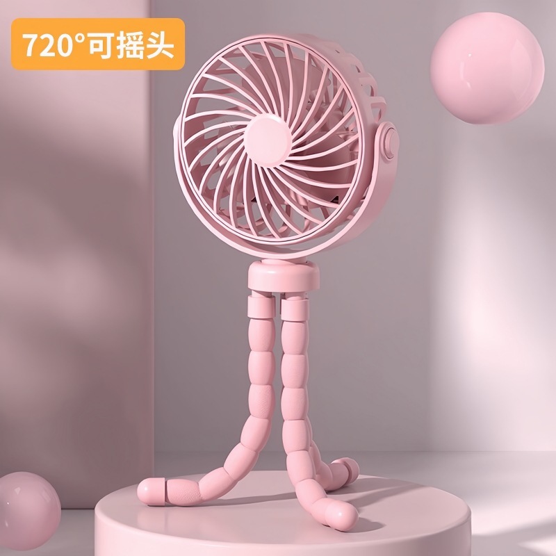 クロスボーダータコファンベビーカー小型ベビーカー充電式ミニハンドヘルドポータブルサイレント小型ファン|undefined