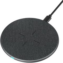 メタルレザーワイヤレス充電器ラウンドアルミニウム合金素材モスク布Qi認証TS02Cワイヤレス充電ギフト