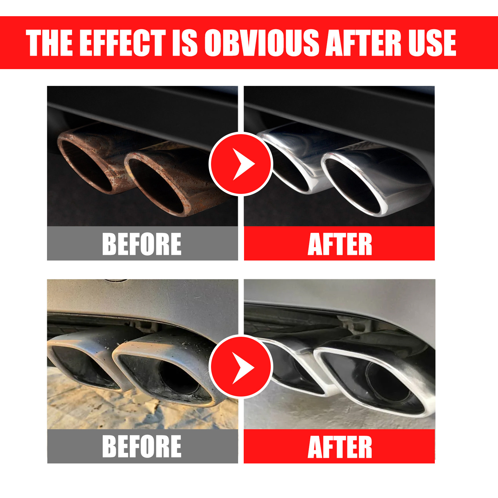 Rayhong Car Exhaust Pipe Rust Remover Multifunctional Anti-Rust Metal Exhaust Pipe Equipment Maintenance Cleaner