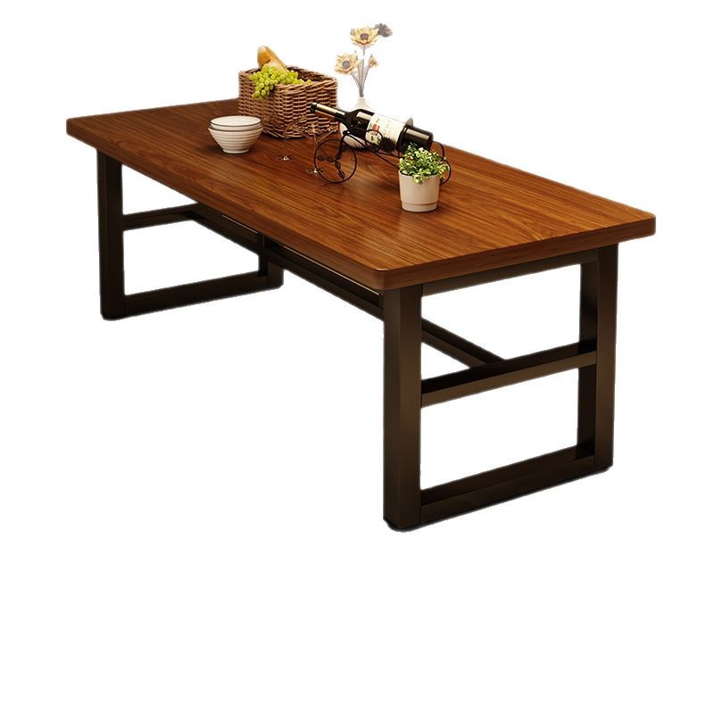 Mesa de comedor comedor comercial rectangular restaurante de comida rápida combinación de mesa y silla de comedor especial para uso doméstico simple mesa de comedor de apartamento pequeño