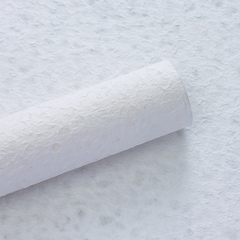 Papel de piedra hecho a mano, material de embalaje de flores, papel de textura, papel de textura de pliegue de doble capa, floristería, material floral, papel de embalaje