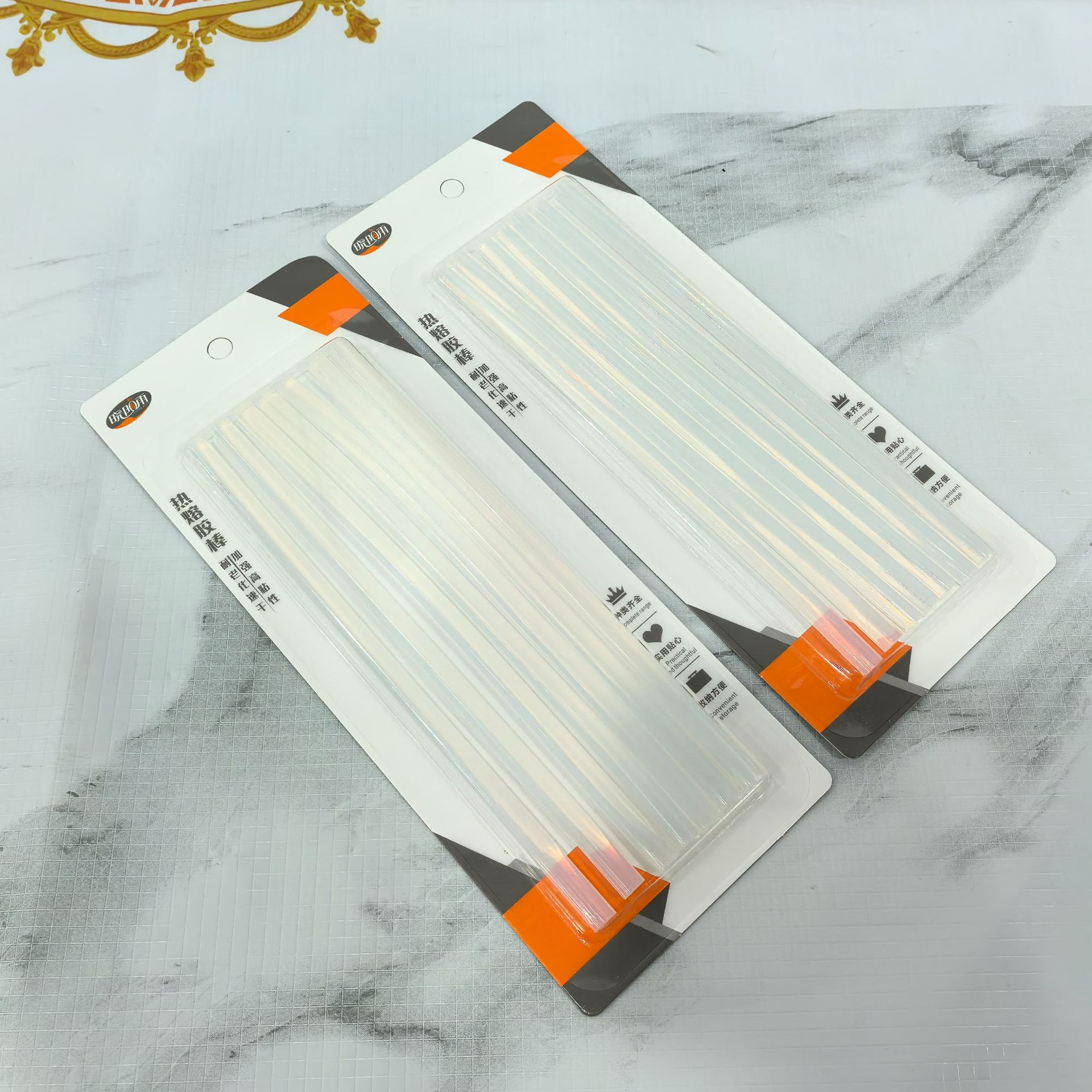 吸卡7个装7mm热熔胶棒手工高粘度透明胶棒 2元店货源日用百货批发