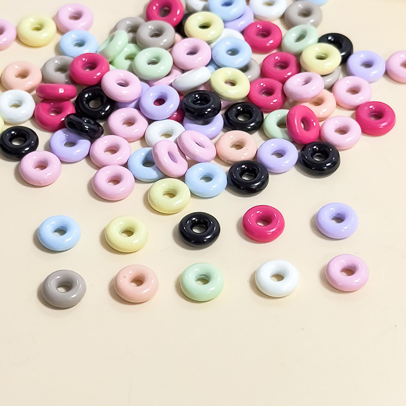 Alloy Donut Spacer Bead Spacer Paint Cartoon Jewelry Accessories DIY Alloy Mobile Phone Chain Bracelet Necklace Alloy Donut Spacer Bead Spacer Paint Cartoon Jewelry Accessories DIY Alloy Mobile Phone Chain Bracelet Necklace