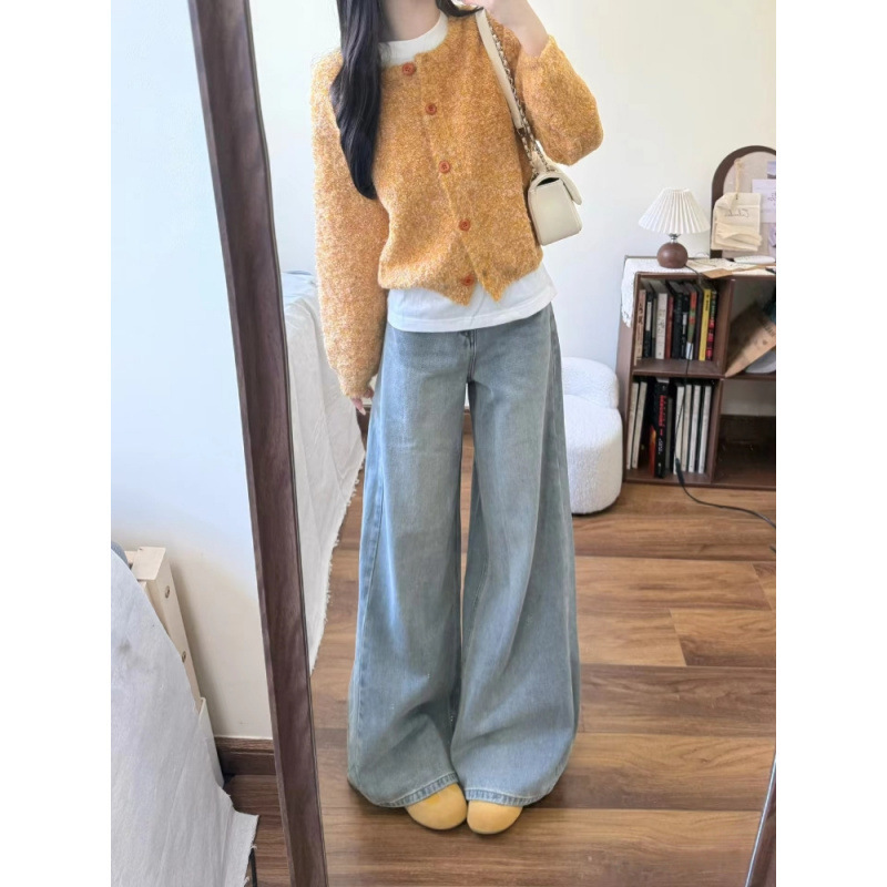 秋冬茶系一整套女新款穿搭梨形身材盐系高级感韩剧三件套装潮|undefined