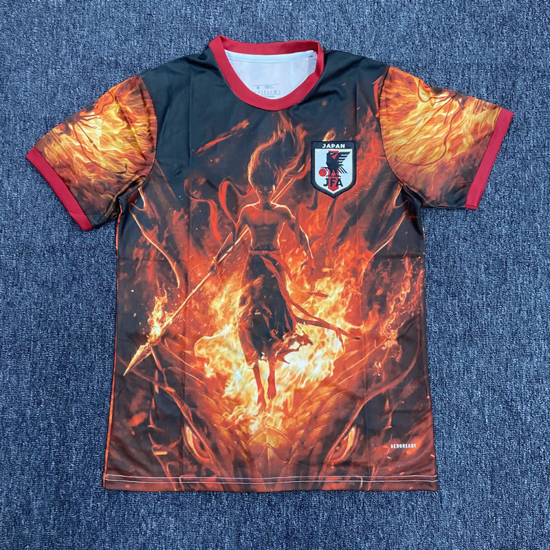 日本シリーズ新サッカーユニフォーム ドラゴンボール海賊王 ルフィ ナザ 日本の若手選手共同モデル タイ版ジャージ|undefined