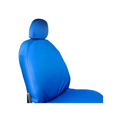 Car Elastic Seat Cover, Dustproof, Dirt-Resistant, Washable, Fully Enclosed, Comfortable, Breathable, and Wear-Resistant Seat Cushion Cover for All Seasons (Seat cushion, seat cover) - blue
