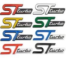 适用于新款福特福克斯锐际锐界ST车贴ST TURBO中网标赛道版后尾标
