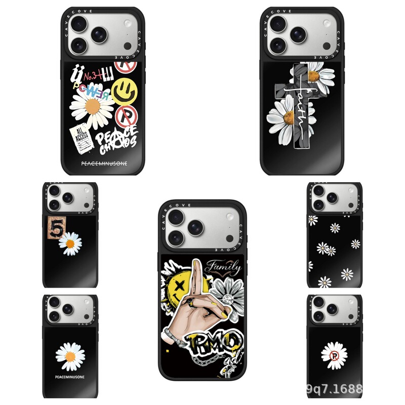 C Brand Collaboration with G-Dragon Same Style Gesture Gd Daisy Smiley Face iPhone 16 Pro Max Phone Case Suitable for 17 Pro Max/13 C Brand Collaboration with G-Dragon Same Style Gesture Gd Daisy Smiley Face iPhone 16 Pro Max Phone Case Suitable for 17 Pro Max/13
