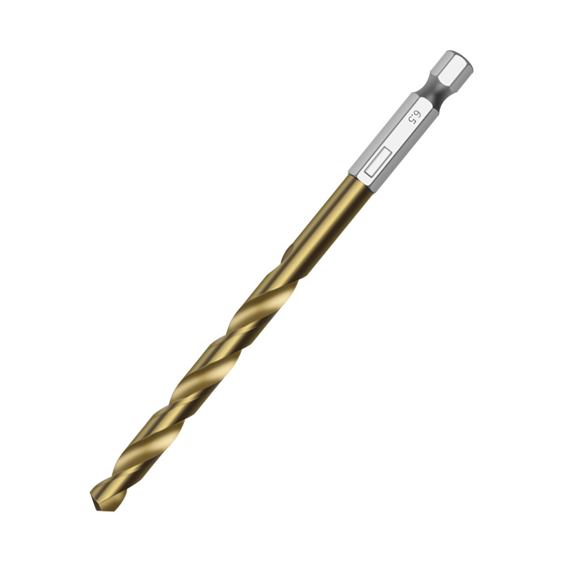 Hexagon shank twist drill titanium plated 13pc wind batch set high speed steel electric screwdriver twist drill