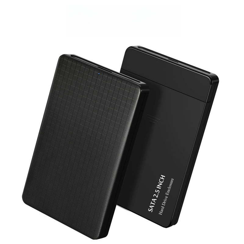 2.5 -inch SATA hard disk box USB3.0 mobile hard disk box SSD slider installation grid texture mobile hard disk box