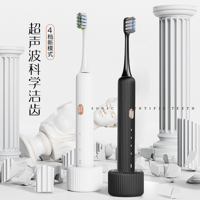 贝诺一件分销电动牙刷成人款礼盒套装磁悬浮无线充电电动牙刷批发|ru