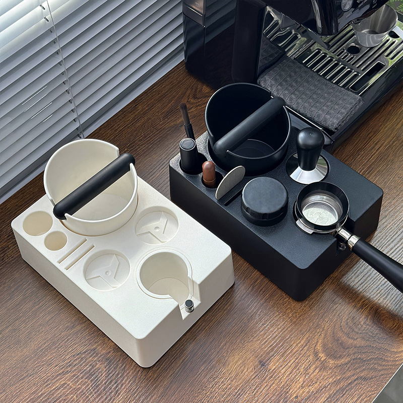 Espresso Coffee Press Powder Seat Handle Powder Dispenser Storage ABS Multi-function Set Appliance 51/53/58mm